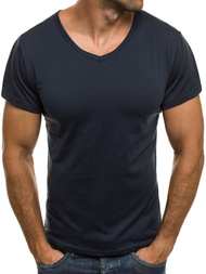 J.STYLE 712007 Tamsiai mėlyni vyriški marškinėliai