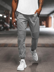 Pilkos vyriškos sportinės kelnės OZONEE JS/68K10326Z