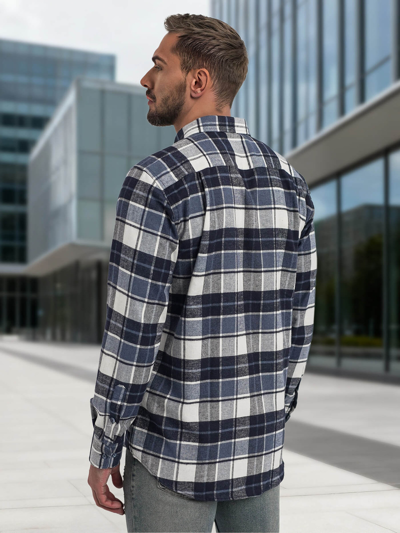 Granatinė vyriški marškiniai OZONEE V/V175