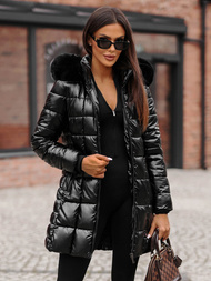 Juoda moteriška striukė OZONEE JS/16M9120/392Z