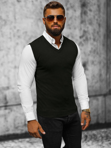 Tamsiai vyriškas megztinis OZONEE NB/MM6005/4Z