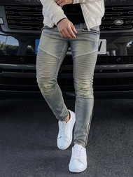 Mėlyni vyriški džinsai OZONEE O/EM8886Z