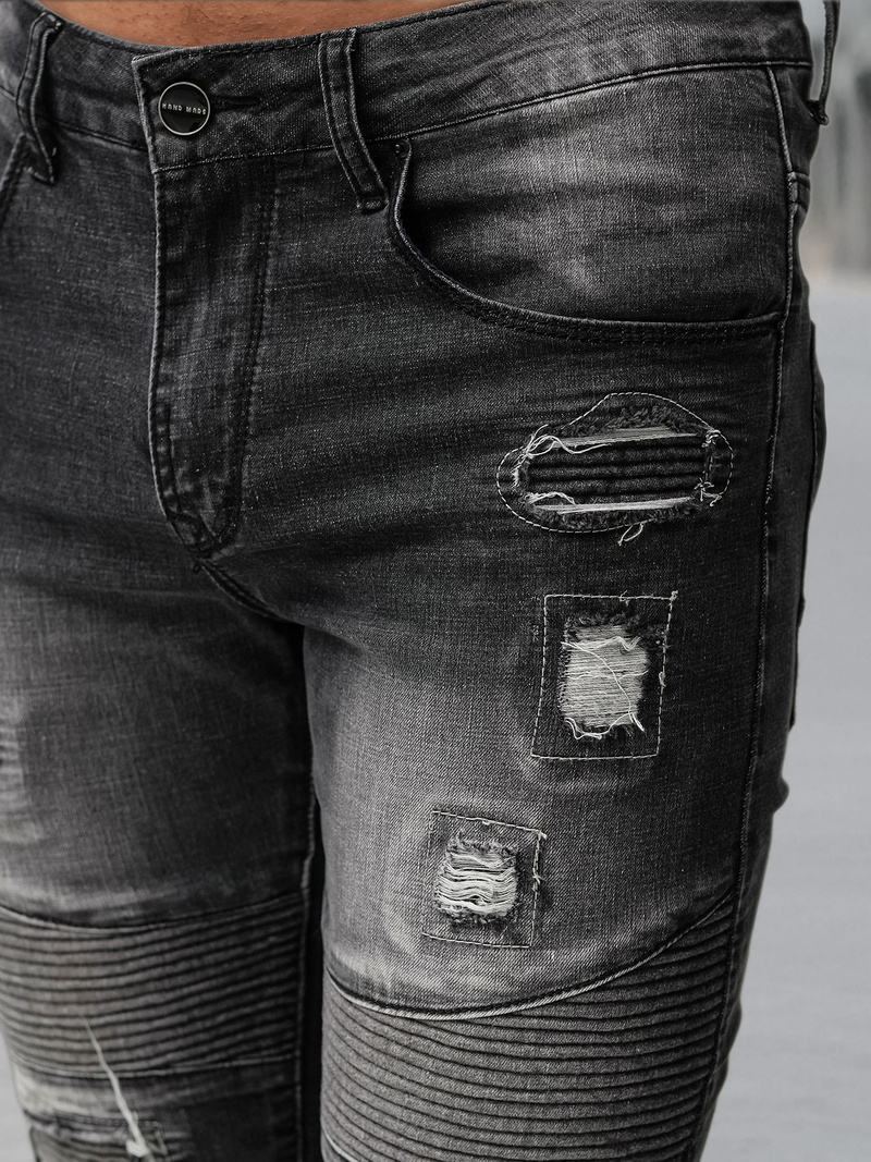 Juoda vyriški džinsai OZONEE NB/MP0142NZ