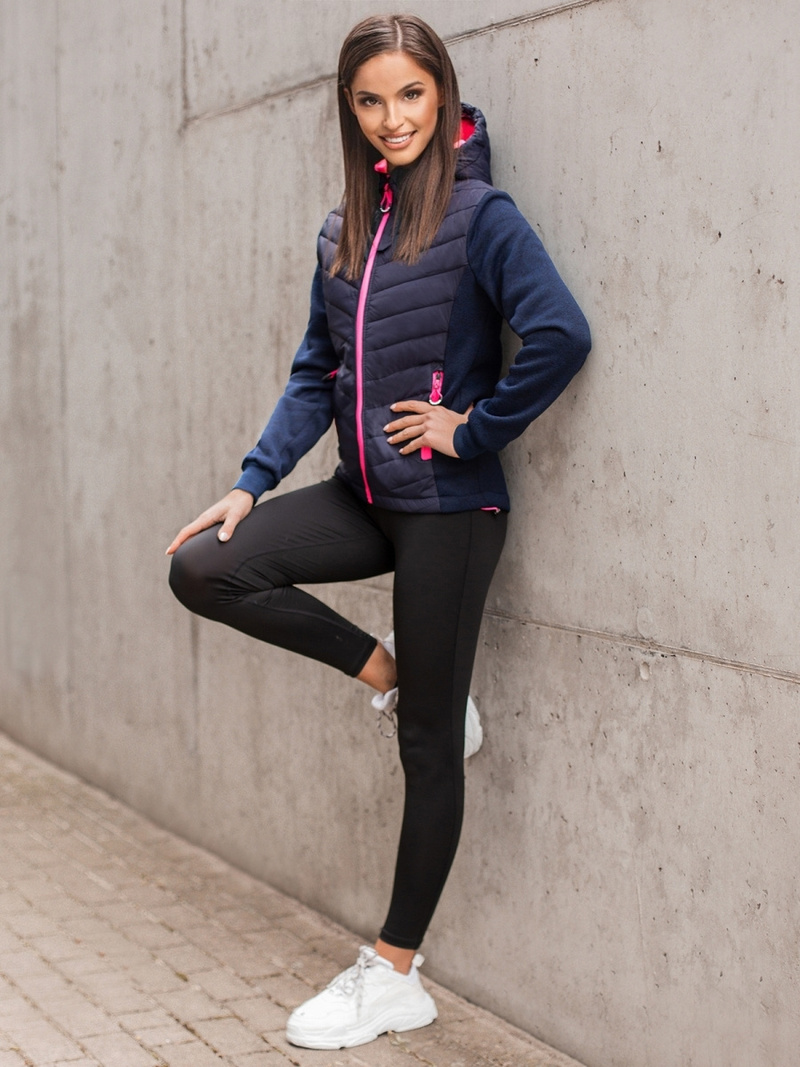 Granatinė moteriška striukė OZONEE JS/KSW4003Z