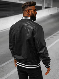 Juodi vyriška striukė OZONEE O/3A172Z