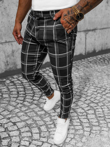 Juoda Vyriškos Chino Kelnės OZONEE O/P4028
