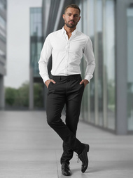 Juoda vyriškos chino kelnės OZONEE V/6545