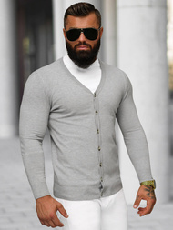 Pilkas vyriškas megztinis OZONEE NB/MM6006/2Z