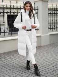 Baltas moteriška striukė OZONEE JS/5M3163/281Z