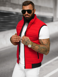 Raudona vyriška liemenė OZONEE JS/MY77Z