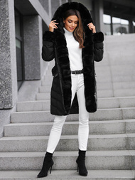 Juoda moteriška striukė OZONEE JS/5M3156/392