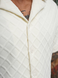 Pieno spalva vyriški marškiniai trumpomis rankovėmis OZONEE O/B2257