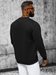 Juodas vyriškas džemperis OZONEE NB/MF2008