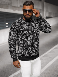 Juodas vyriškas džemperis OZONEE JS/8B1219/3