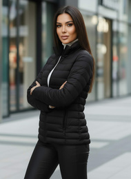 Juoda moteriška striukė OZONEE JS/16M9109/392Z