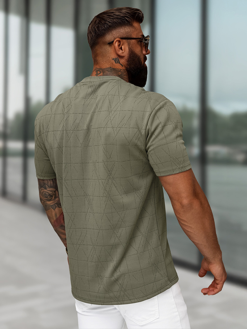 Tamsiai-pilkas vyriški marškinėliai OZONEE O/QQ1530