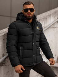 Juoda vyriška striukė OZONEE JS/57M7503/392Z