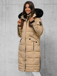 Smėlinis moteriška striukė OZONEE O/W377