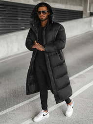 Juoda vyriška žieminė striukė OZONEE O/M3202Z