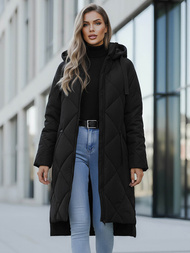 Juoda moteriška striukė OZONEE JS/5M3168/392Z