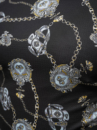 Juodi vyriški marškinėliai OZONEE O/PT012