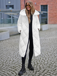 Baltas moteriška striukė OZONEE JS/5M3173/281Z