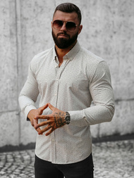 Pilka vyriški marškiniai OZONEE O/CLS349