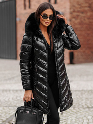 Juoda moteriška striukė OZONEE JS/16M9100/392Z