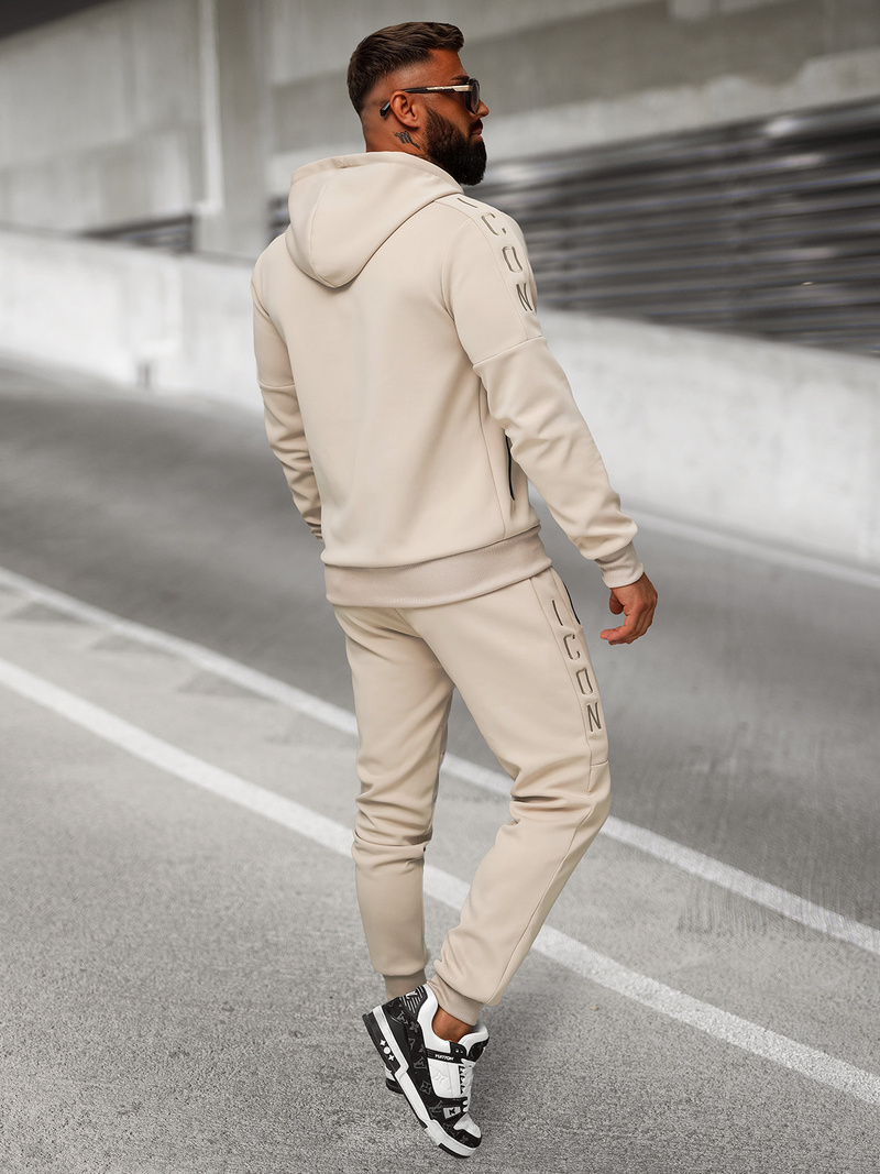 Smėlinė vyriškas sportinis kostiumas OZONEE O/LN11760