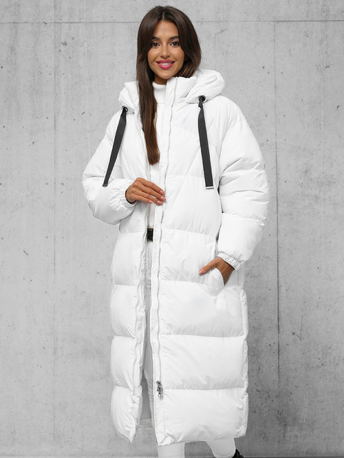 Baltas moteriška striukė OZONEE JS/5M3163/281Z