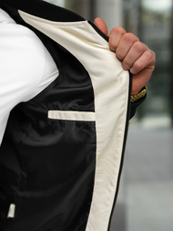 Pieno spalva vyriška odinė striukė OZONEE JS/11Z8107