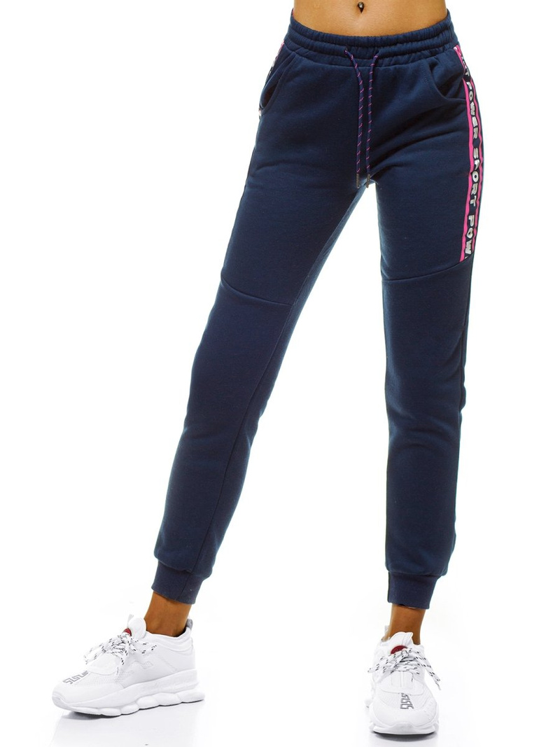 Granatinės moteriškos sportinės kelnės OZONEE JS/KSW5002