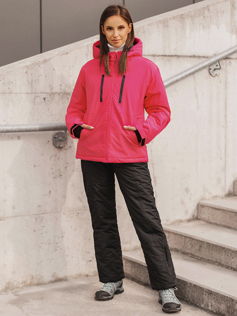 Rožinė moteriška striukė OZONEE JS/HH012/28