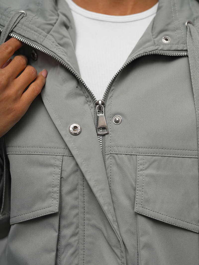 Pilka moteriška striukė OZONEE O/G118Z