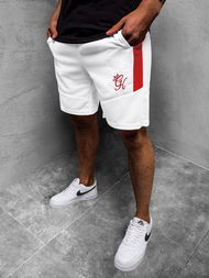 Balti vyriški sportiniai šortai OZONEE JS/KS2519Z