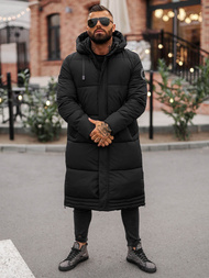 Juoda vyriška žieminė striukė OZONEE JS/19M1290/392