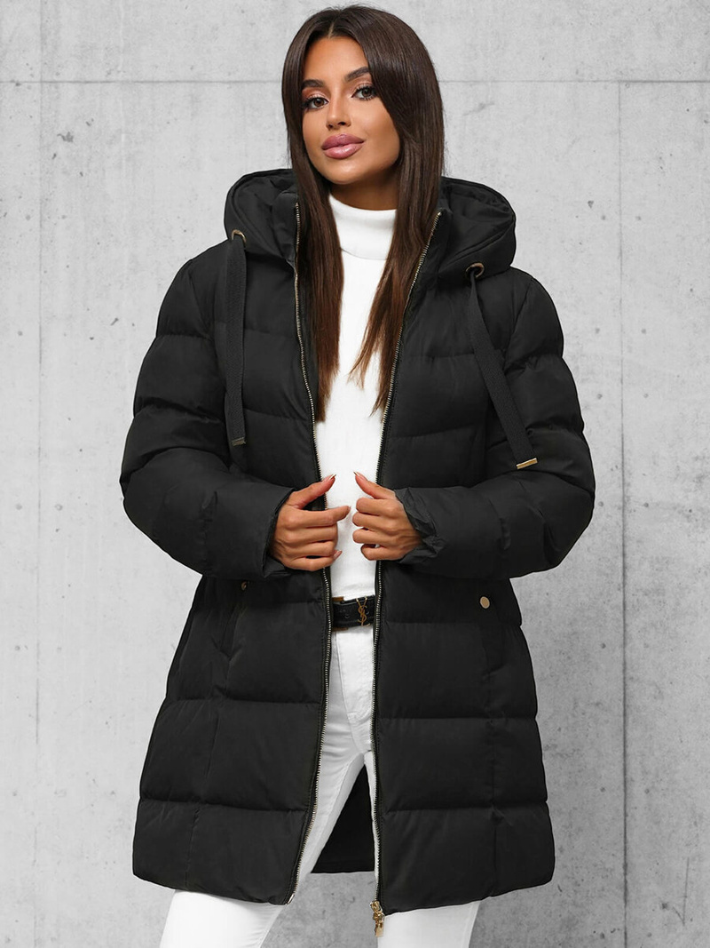 Juoda moteriška striukė OZONEE JS/5M3231/392