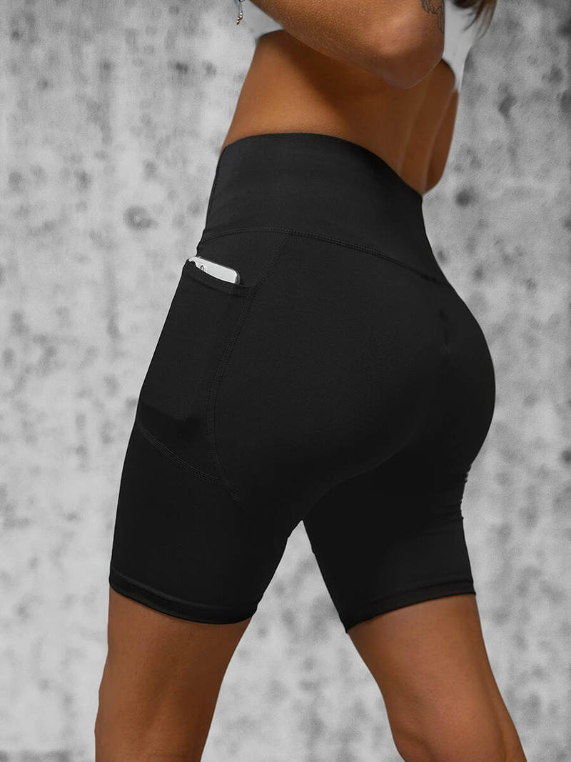 Trumpos moteriškos tamprės juodos OZONEE O/YY9251A