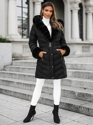 Juoda moteriška striukė OZONEE JS/5M3156/392Z