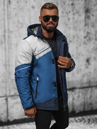 Mėlyna-granatinė vyriška striukė OZONEE JS/M35/117