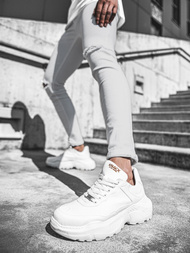 Balti sneakers stiliaus batai OZONEE O/KN75