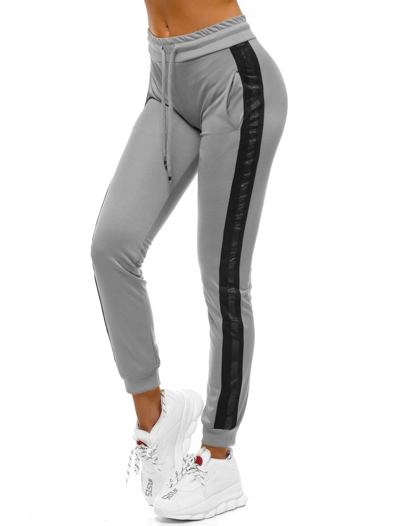 Pilkos moteriškos sportinės kelnės OZONEE O/82318