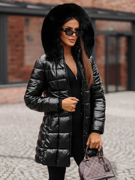 Juoda moteriška striukė OZONEE JS/16M9120/392Z