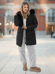 Juoda moteriška striukė OZONEE JS/16M9121/392Z