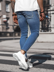 Mėlyni vyriški džinsai OZONEE DP/0058