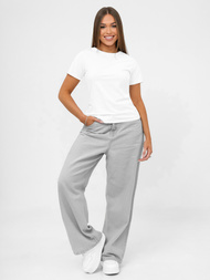 Balti moteriški marškinėliai OZONEE JS/96T678/1