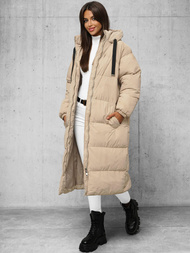 Smėlinis moteriška striukė OZONEE JS/5M3163/62Z