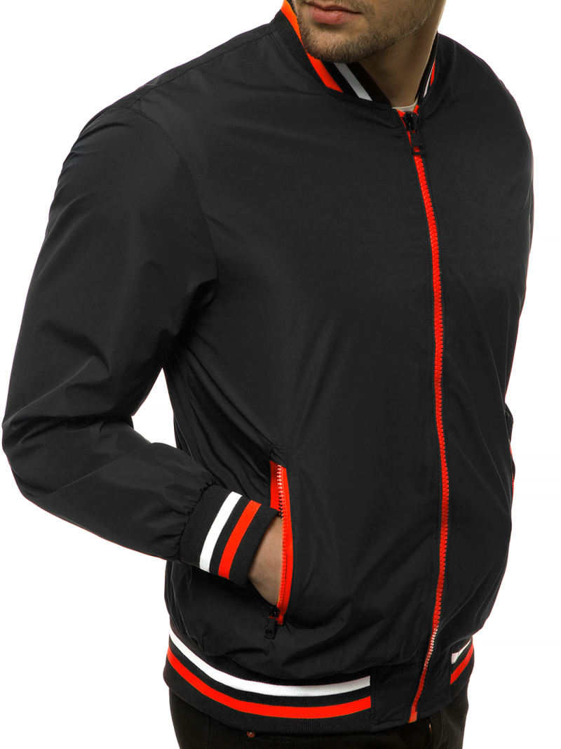 Juoda vyriška bomber striukė OZONEE N/6194