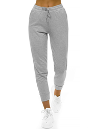 Šviesiai-Pilkos moteriškos sportinės kelnės OZONEE O/MB2002/21