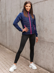 Granatinė moteriška striukė OZONEE JS/KSW4003Z